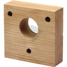 Wood bearing for grain augers bottom