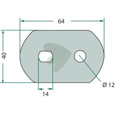 Blade holder 253042.3, 253042.1