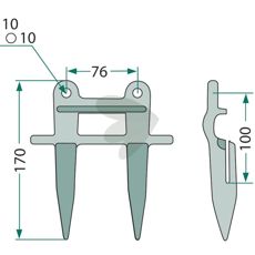 Double finger 3160592R2, 3159696R91,