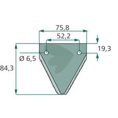Knife blade toothed 25-Pack