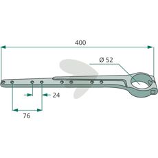 Knife head Toothed knife top