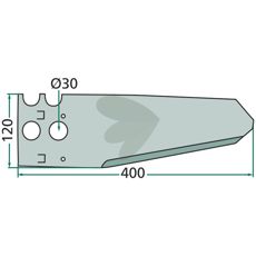 Knife for cutting carriage - 339176.2