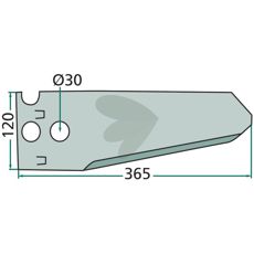 Knife for cutting carriage - 345144.2