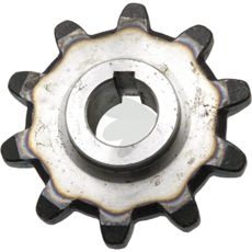 Chain wheel housing, upper shaft