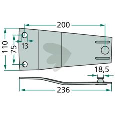 Blade holder - 434112