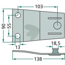 Blade holder - 434121