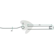 Rake pin Pettinger 585 mm 436031