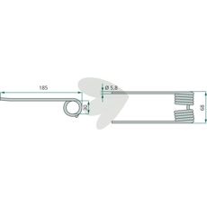 Pick-up spring pins - 436151