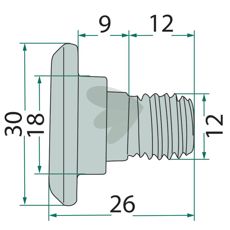 Blade bolt 426887