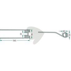 Pin Pttinger and others 565mm 00436041