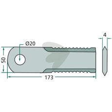 Toothed Blade 25-Pack - 7557840