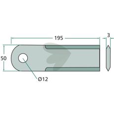 Knife Straw Chopper 25-pack - Z35241