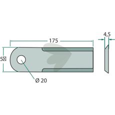 Knife Straw Chopper 25-pack - HF44280