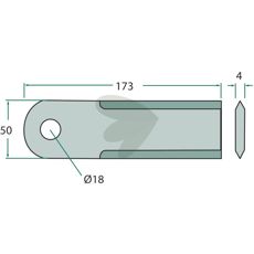 Knife Straw Chopper 25-pack - Z53454