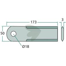 Knife Straw Chopper 25-pack - Z35221