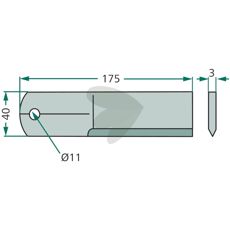 Counter Knife - HF40151 25-pack
