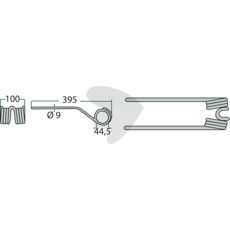Rake Stick Fontanesi 395 mm