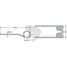 Pick-up pin Galvanized