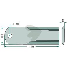 Straw knife 25-Pack - 84437640