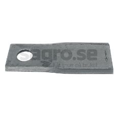 Mower Blade left 122x45 hole 18.5mm