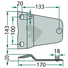 Blade holder - 570427