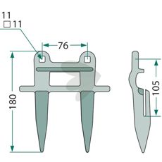 Double reinforced finger