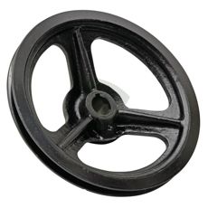 Pulley drive shake axle