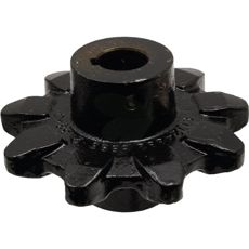 Upper chain wheel, grain elevator and return