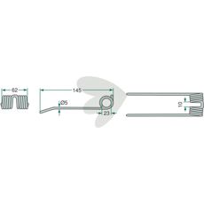 Pick-up spring pins - 87005703