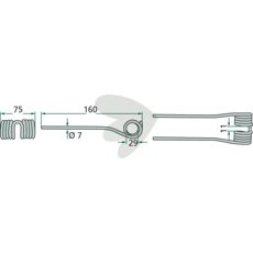 Pick-up pin internal