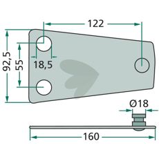 Blade holder - 9509510