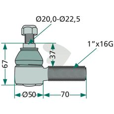 Bushing for knife - AH21345