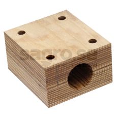 Wooden bearing  38 mm with nylon ring