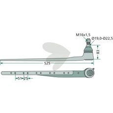 Knife head with ball joint for knife