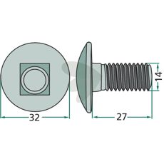 Screw M14