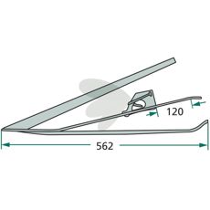 Axle lifter Agco, Massey Ferguson D49040800