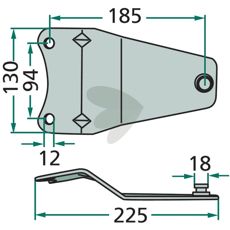 Blade holder MC0395K0, VGMC0395K0, MC0101, MC0279K0