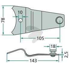Blade holder - PZ-57