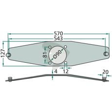 Blade holder - VGPZ-087