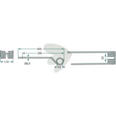Tine Fransgard, PZ, Kuhn 420mm Right 10-Pack