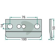 Guide plate Inner shoe
