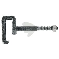 Hook screw with nut