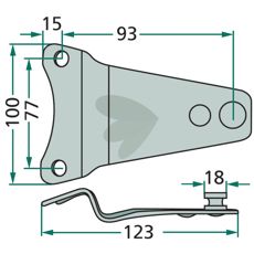 Blade holder 142442000, A142442000, LF-0238K0, TF-012K0