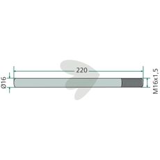 Finger with thread Z26570