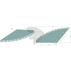 Knife for feed mixer - 121803501