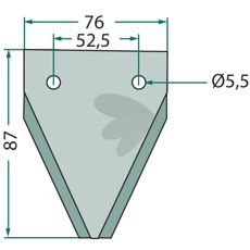 Knife for feed mixer wagon - 70-213
