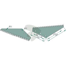 Knife for forage wagon - 70-254