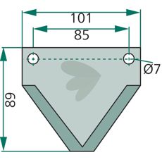 Knife for feed wagon, model 70-270, which provides precision and efficiency during feeding.