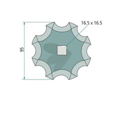Knife for feed wagon - 70-301