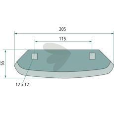Knife for feed wagon - 16800039